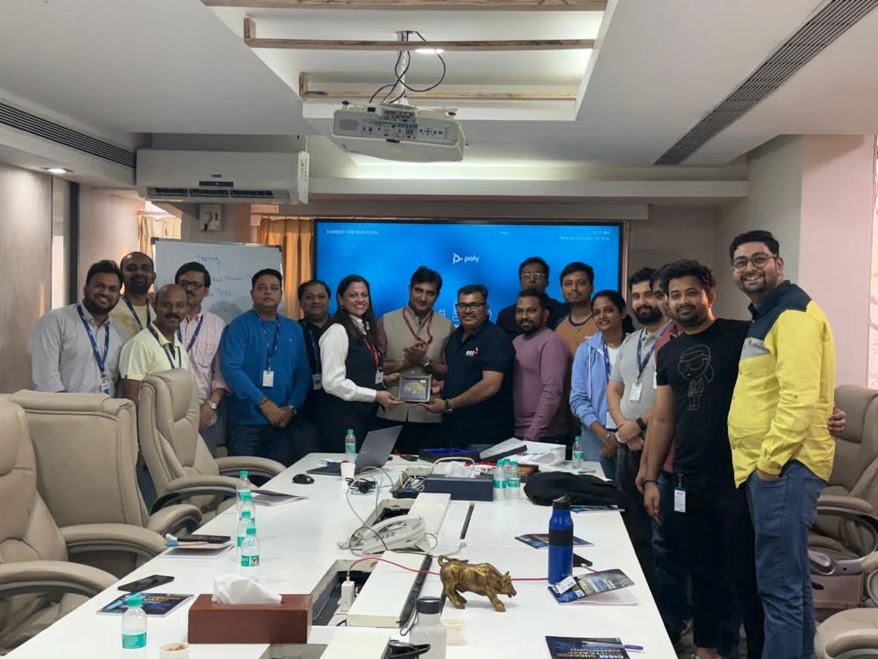 Cybernous corporate CISM training session delivered to the Bombay Stock Exchange (BSE) security team