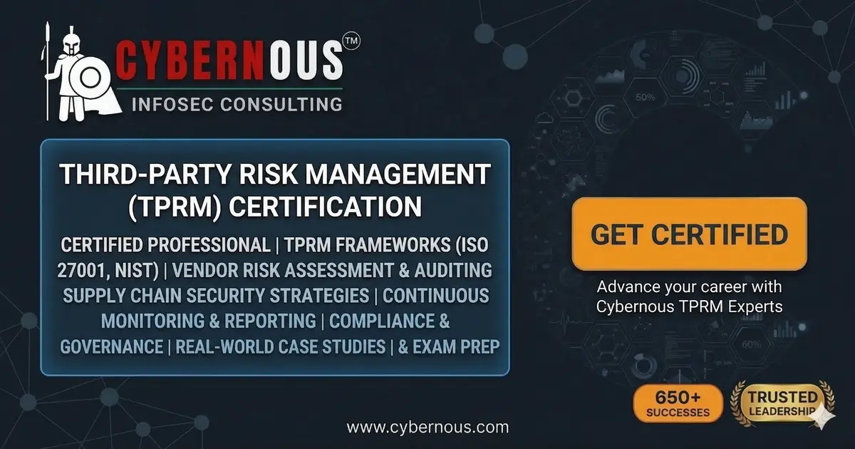 Certified Third Party Risk Manager Course | Cybernous